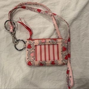 vera bradley ID card lanyard
